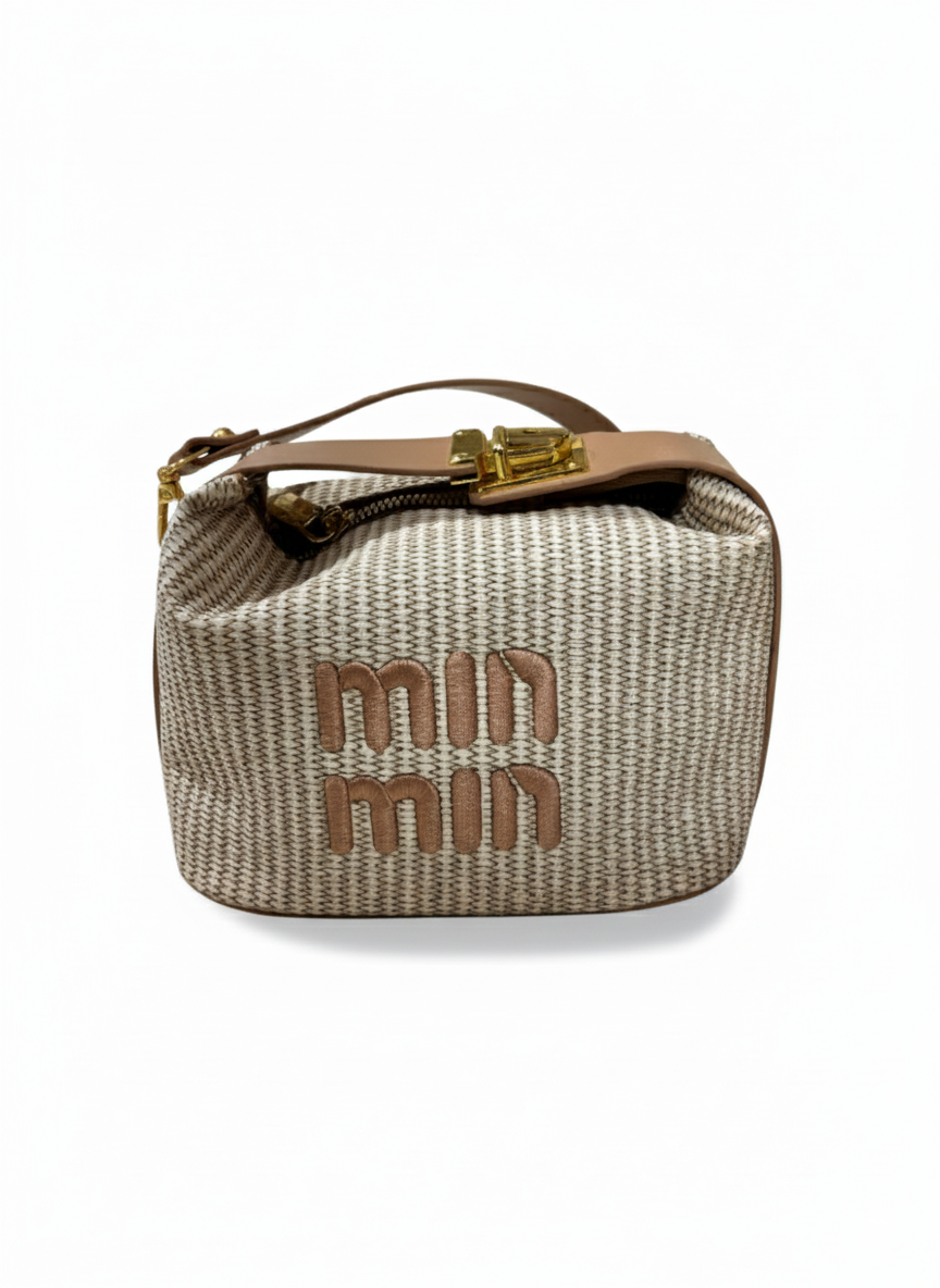 MIN MIN WOVEN HAND BAG