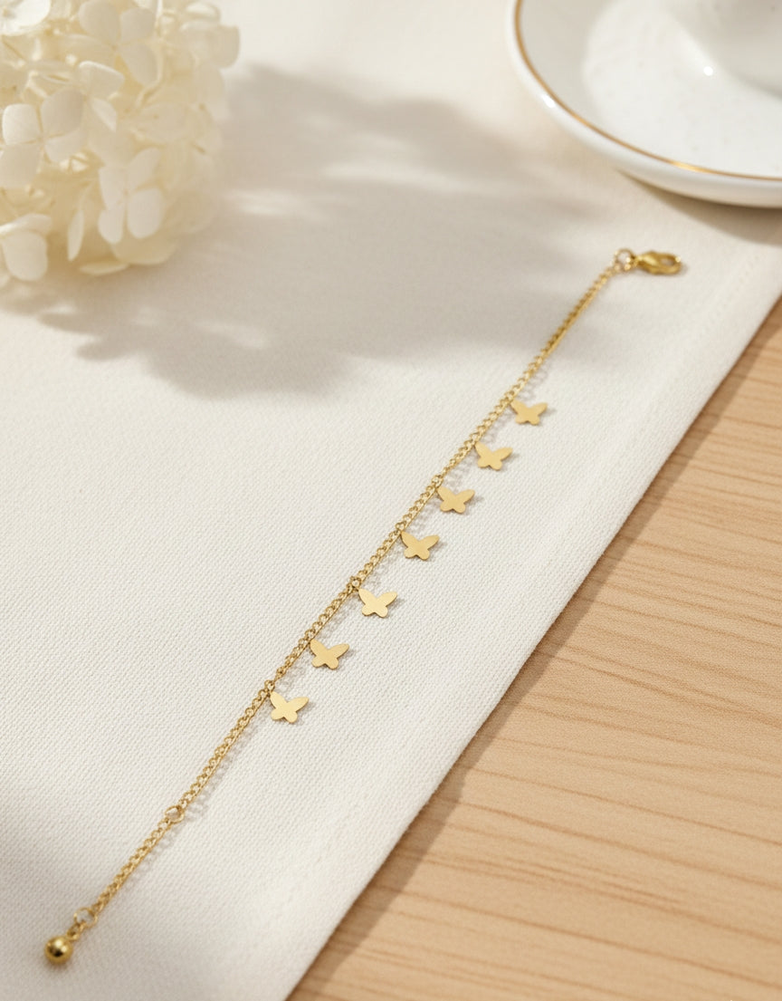 BUTTERFLY CHARM BRACELET