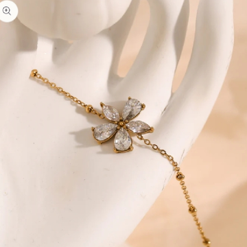 FLORAL CHAIN BRACELET