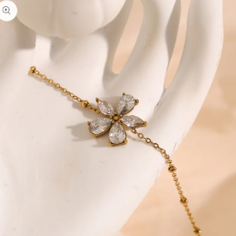 FLORAL CHAIN BRACELET