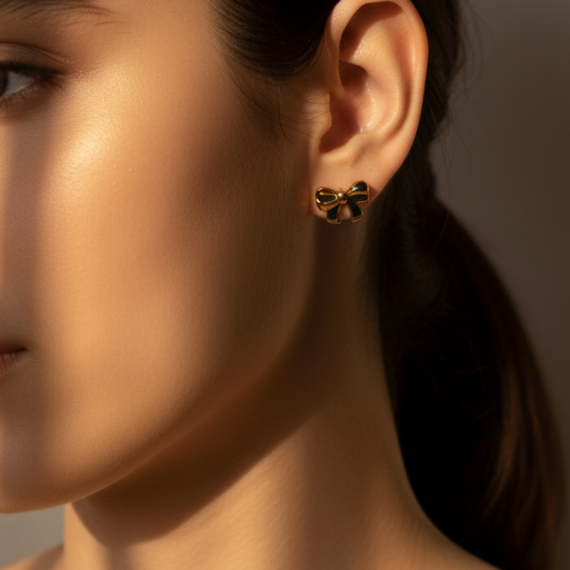 THE DAINTY BOW STUDS