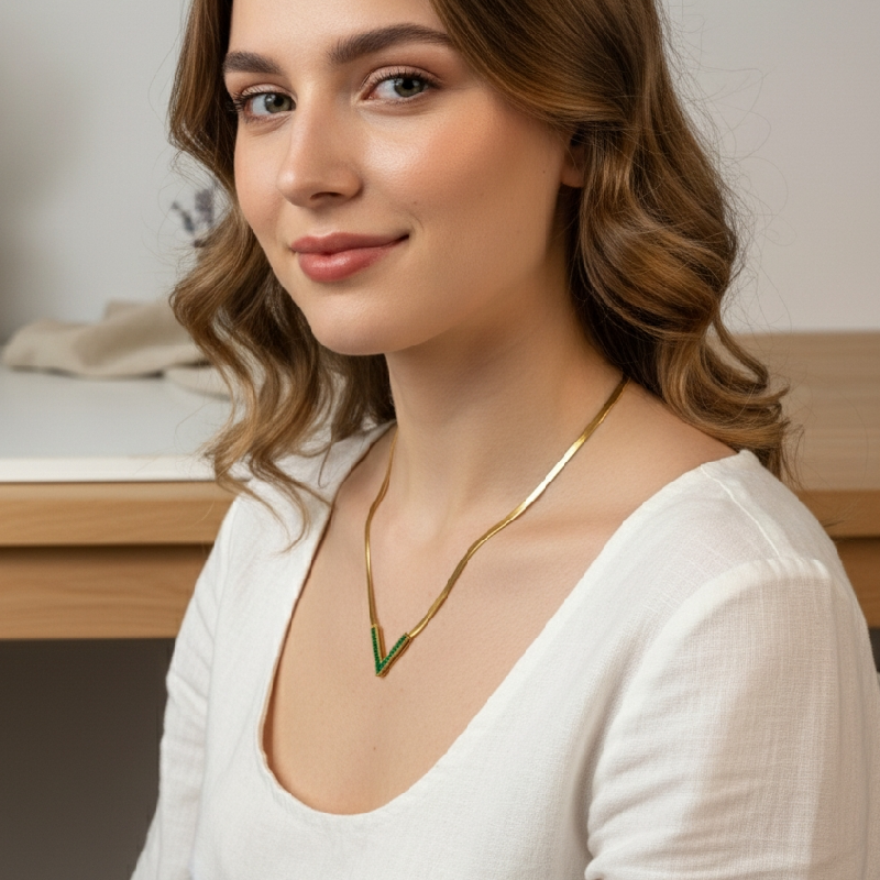 THE VERTEX GOLD NECKLACE